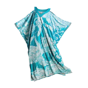 50TH INDEPENDENCE KAFTAN-AQUA