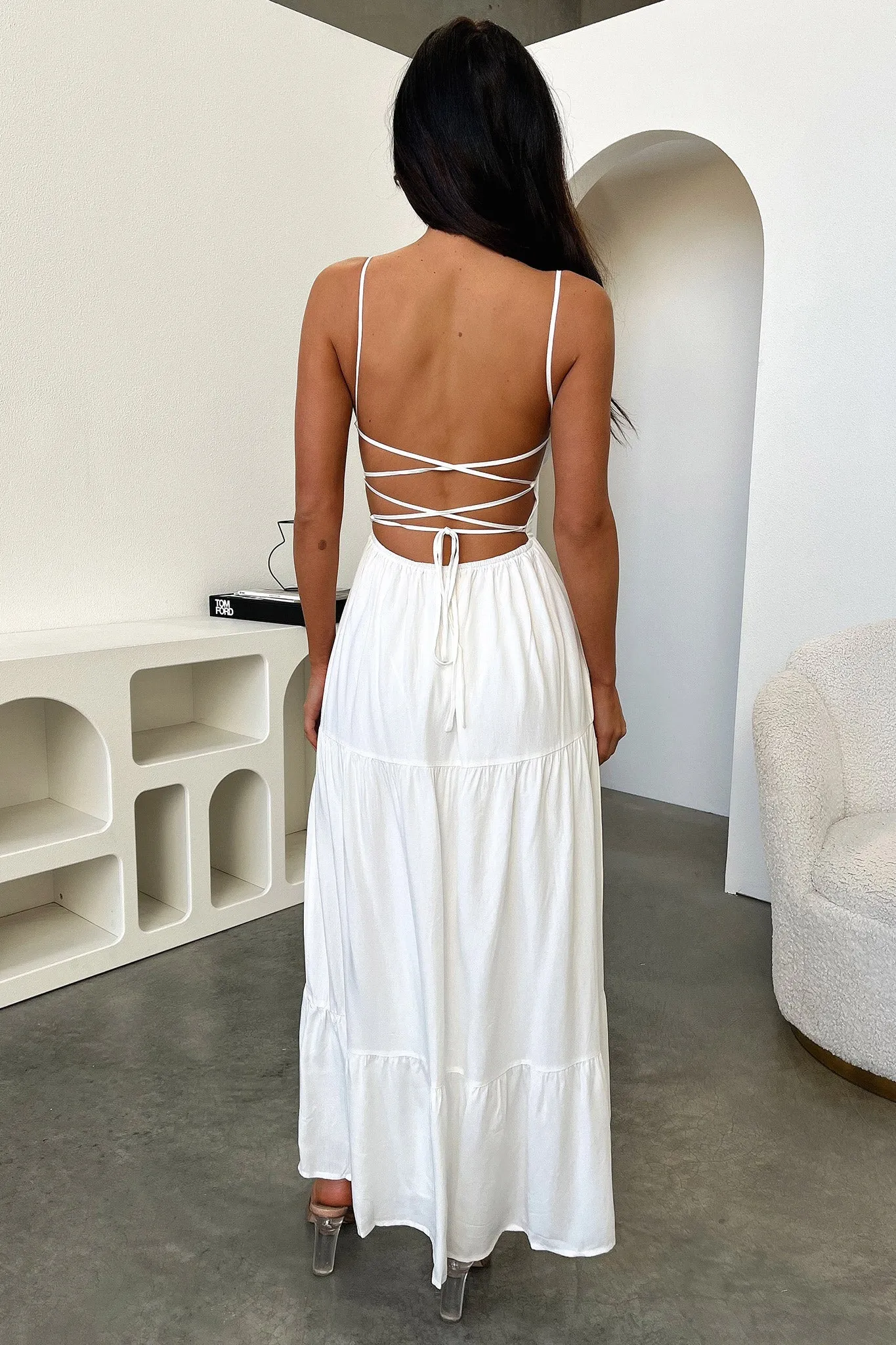 Allie Maxi Dress - White