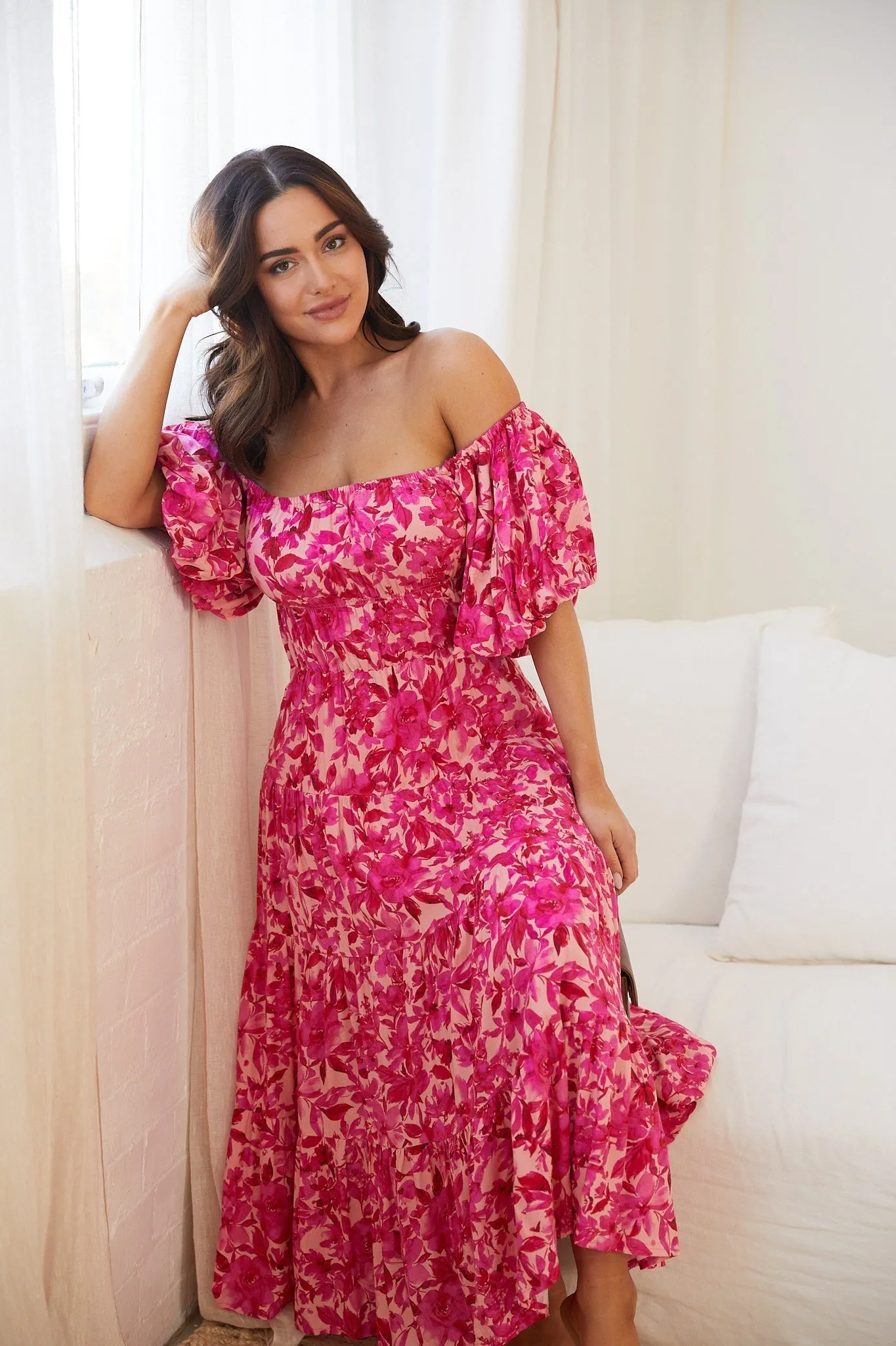 Avrille Dress - Pink Floral