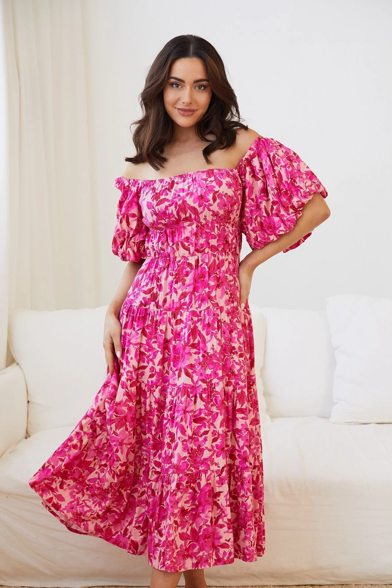 Avrille Dress - Pink Floral