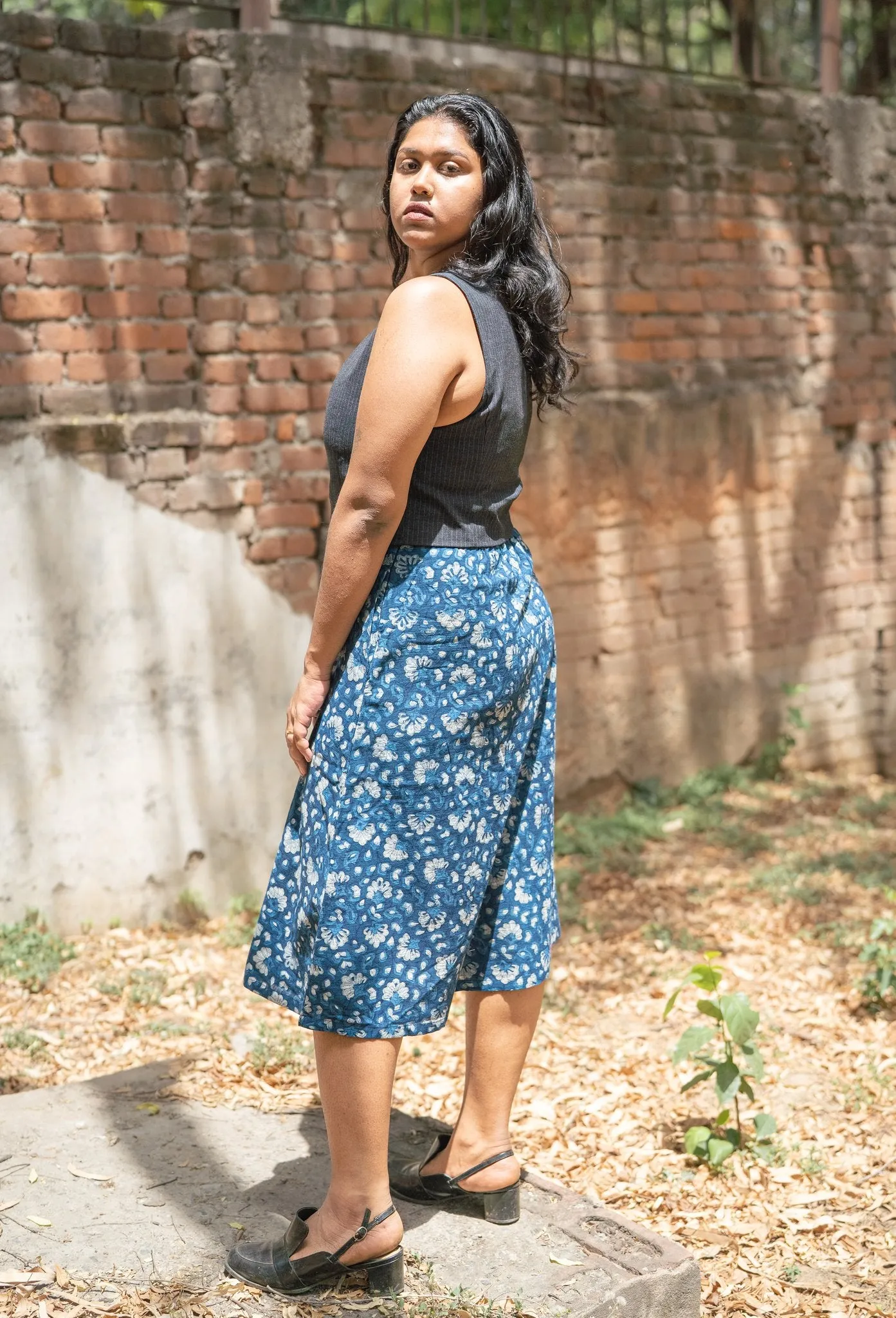 Betty Flared Printed Skirt