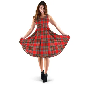 Binning Tartan Sleeveless Midi Womens Dress