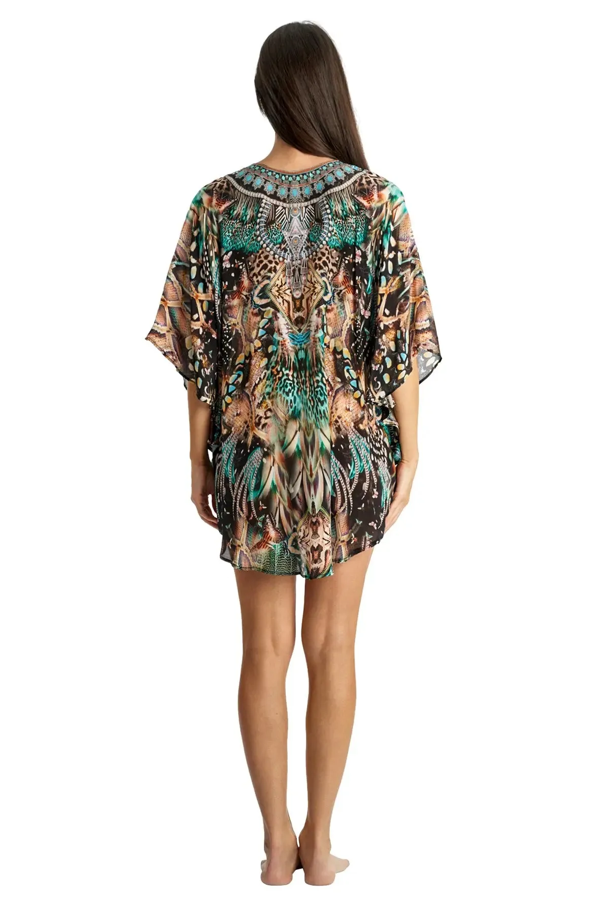 Bright & Bold Trendy Designer Vacation Kaftan