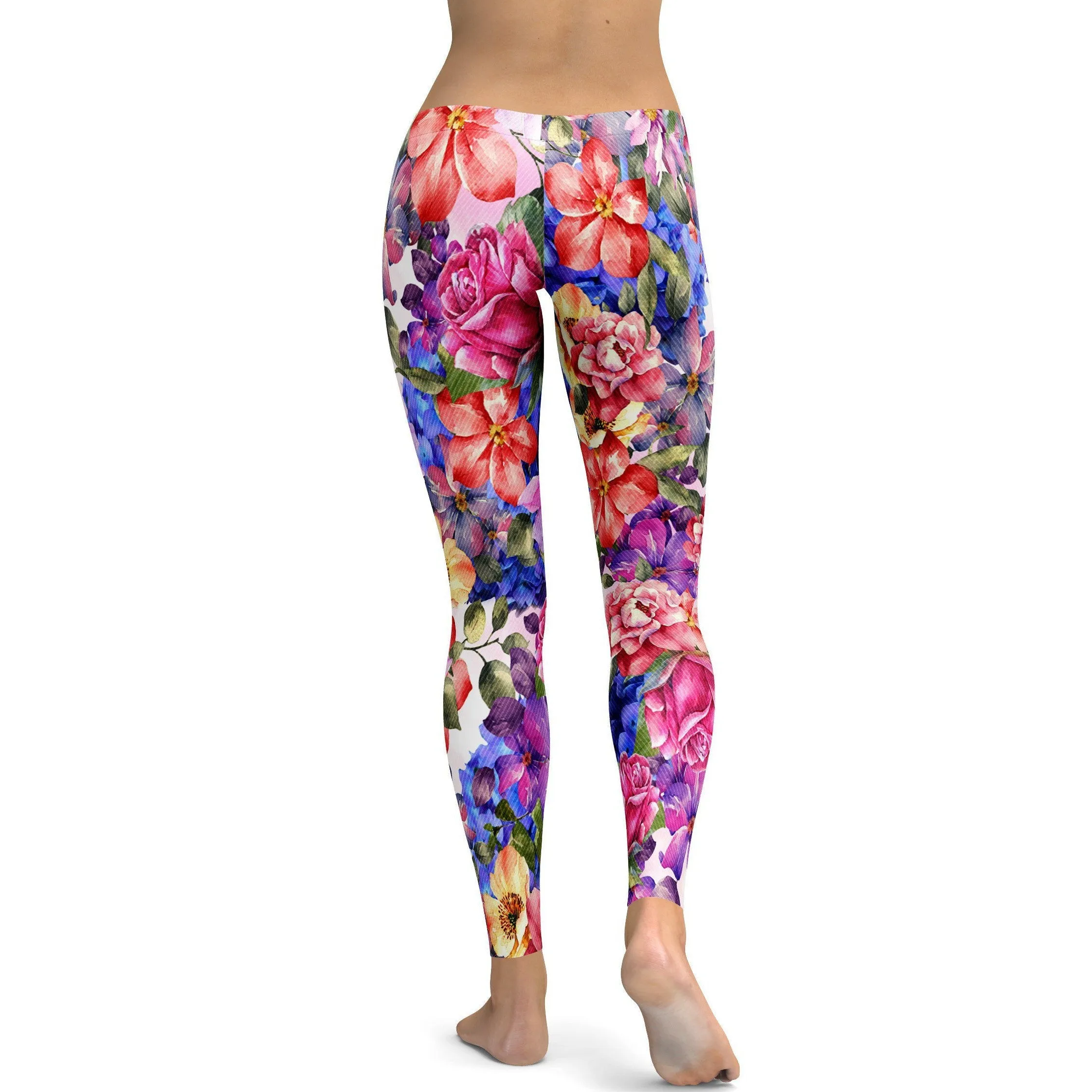 Colorful Floral Leggings