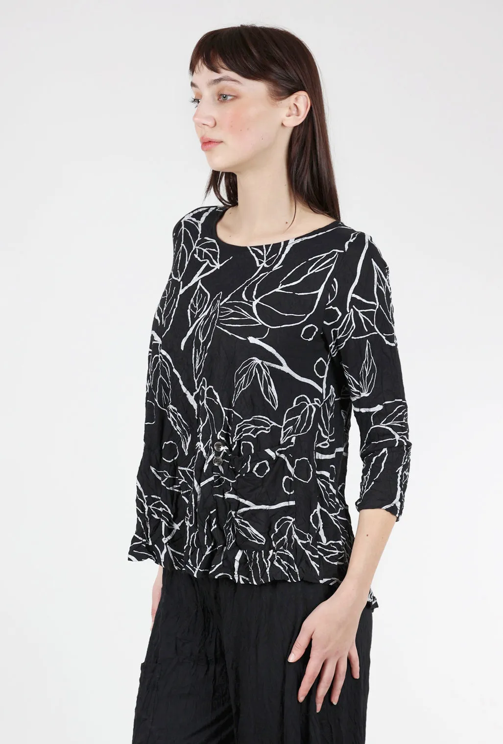 Gizel Top, Black