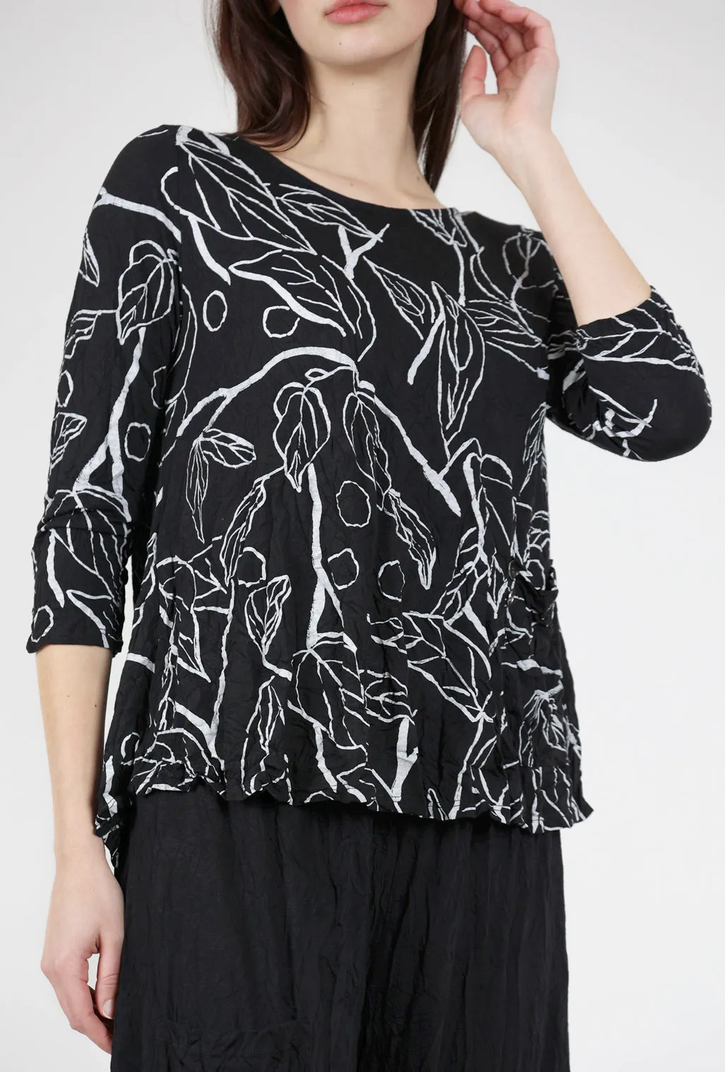 Gizel Top, Black