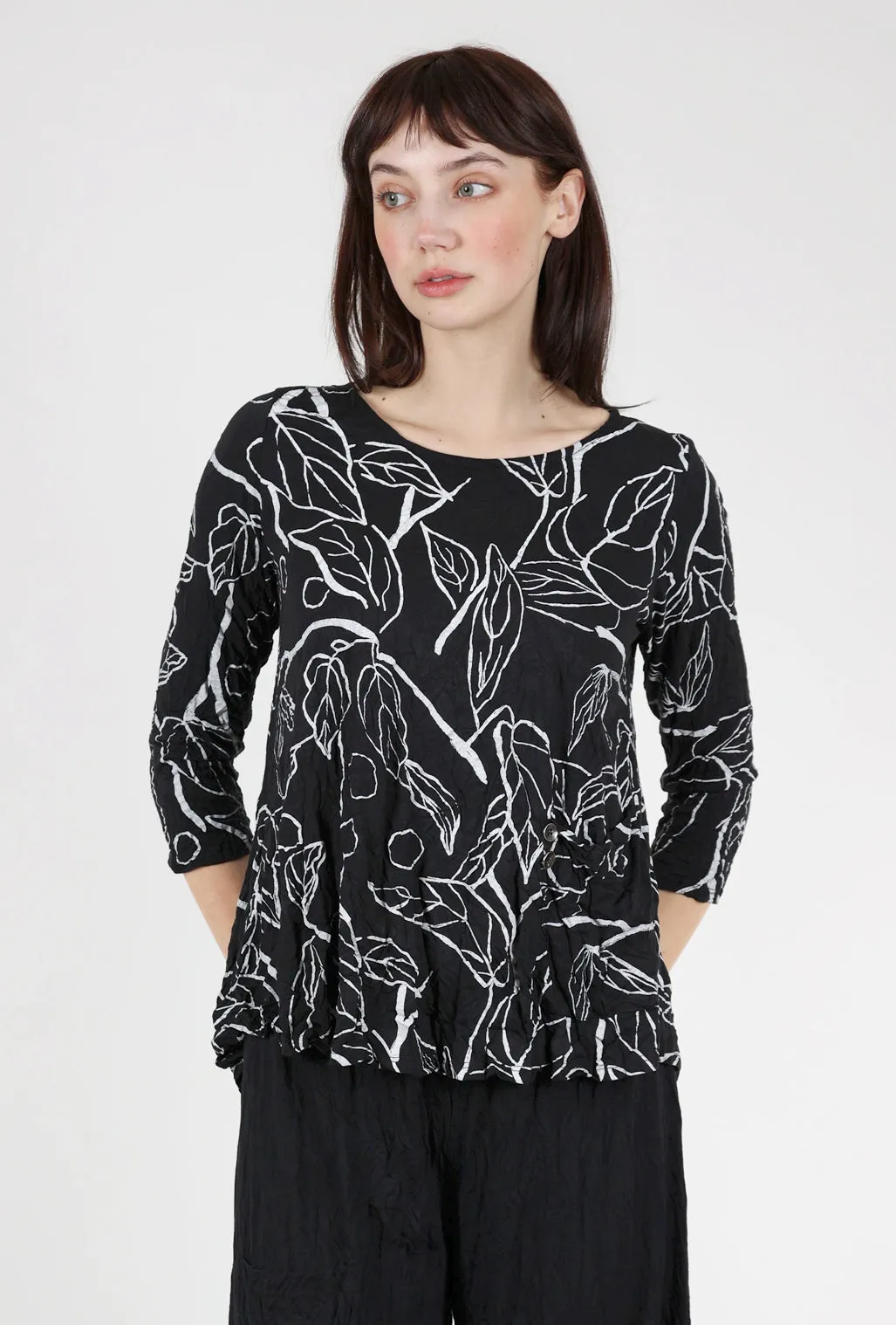 Gizel Top, Black