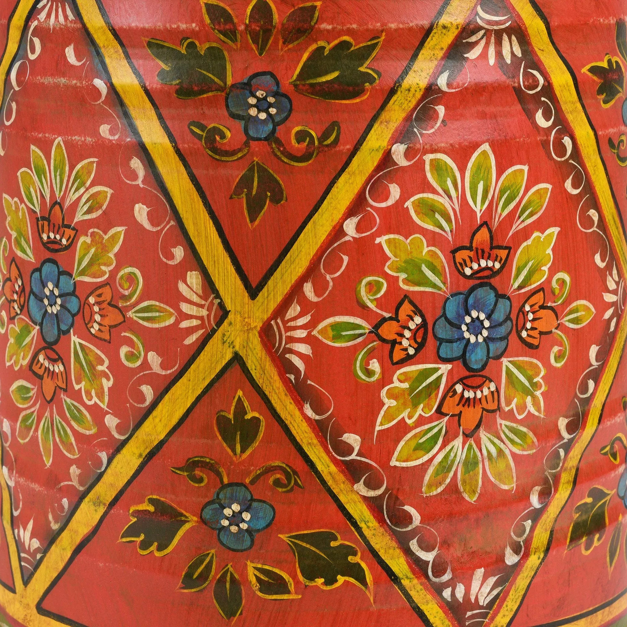 Handpainted Waste Paper Bin / Planter