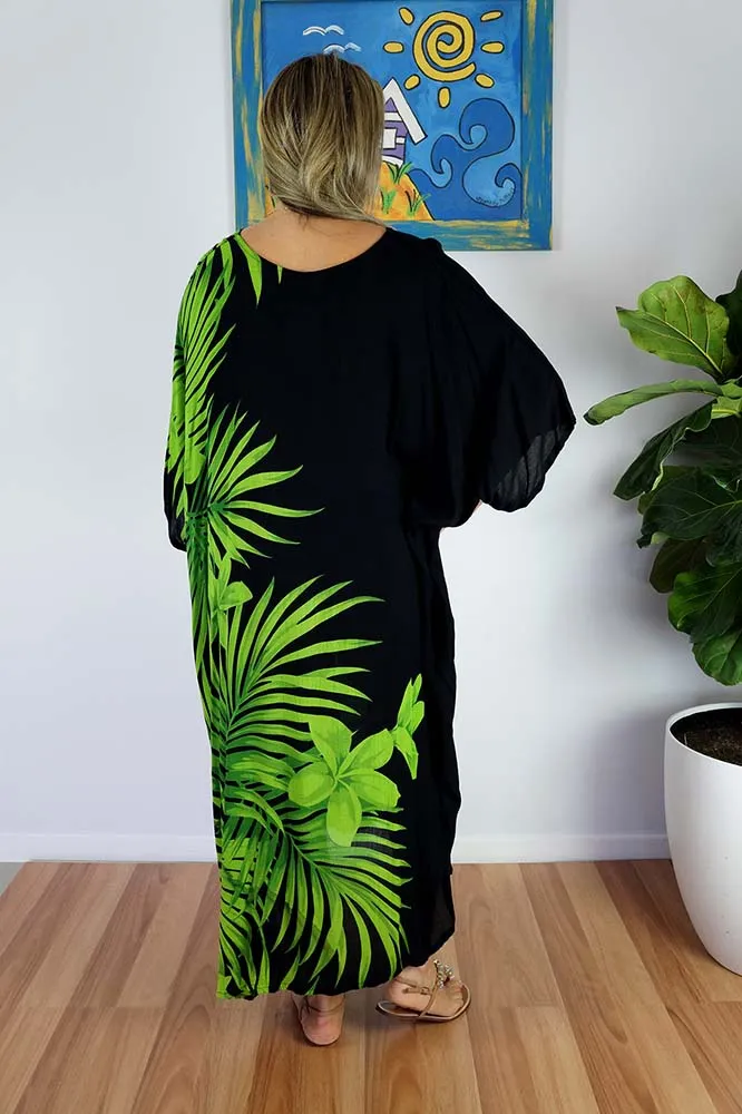 Long Kaftan Palm Frond