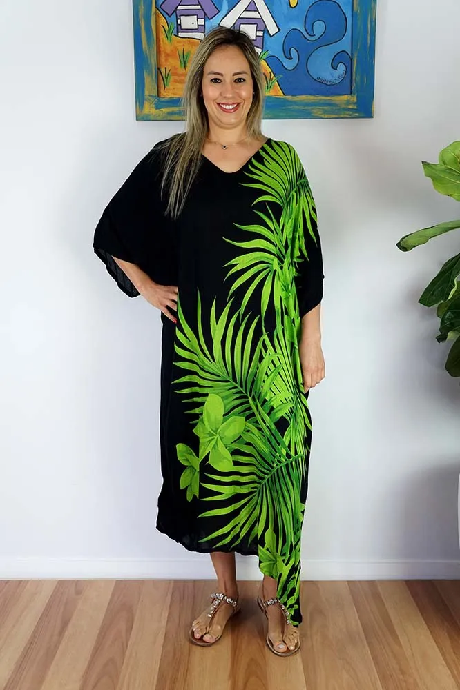 Long Kaftan Palm Frond