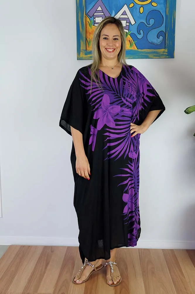 Long Kaftan Palm Frond