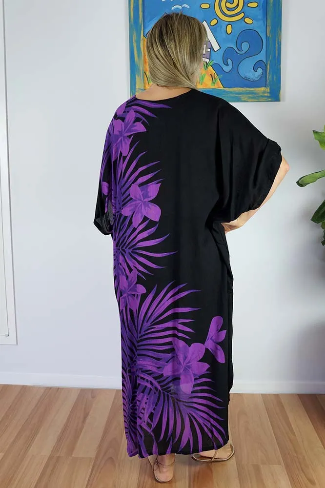 Long Kaftan Palm Frond