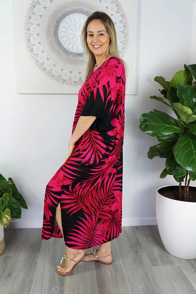 Long Kaftan Palm Frond