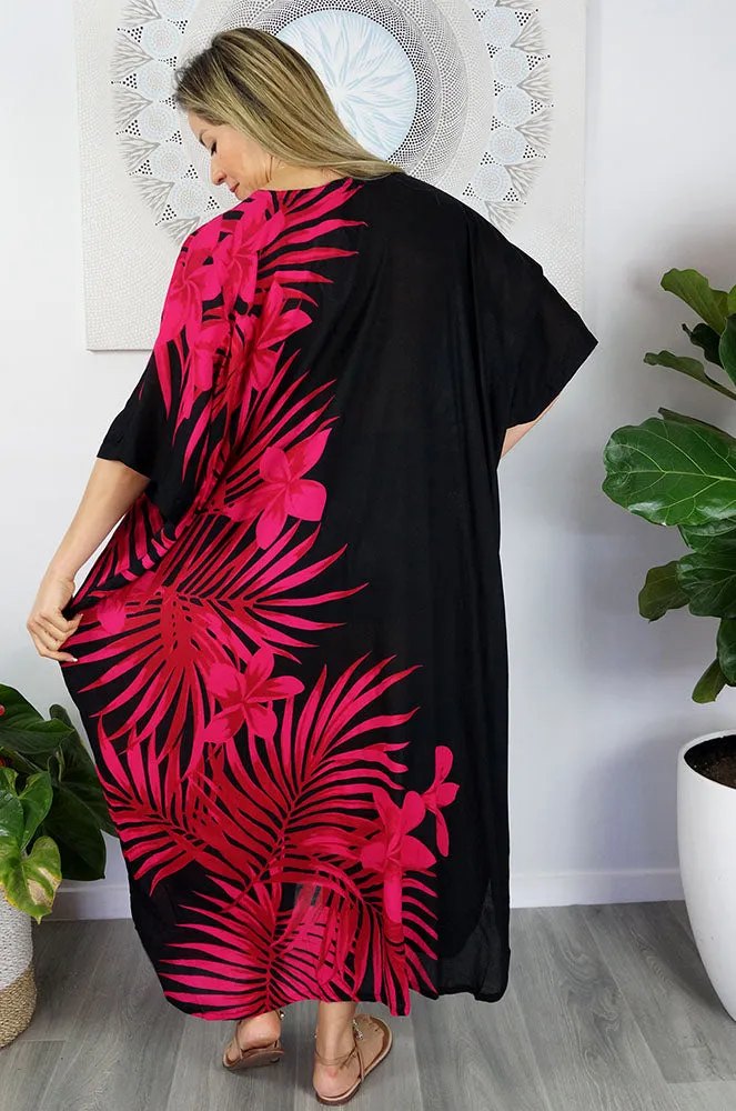 Long Kaftan Palm Frond