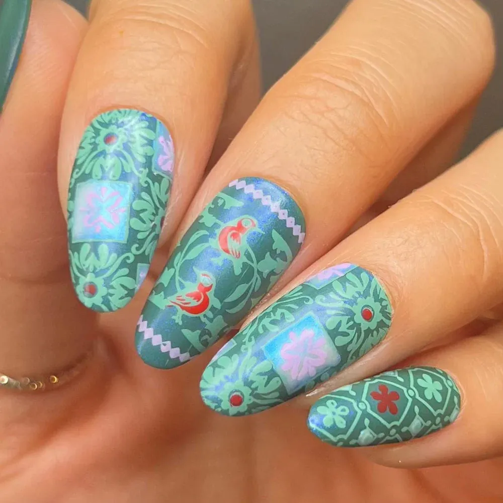 Maniology Talavera Nail Stamping Plate