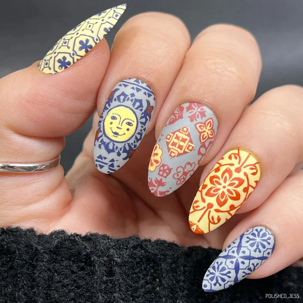 Maniology Talavera Nail Stamping Plate