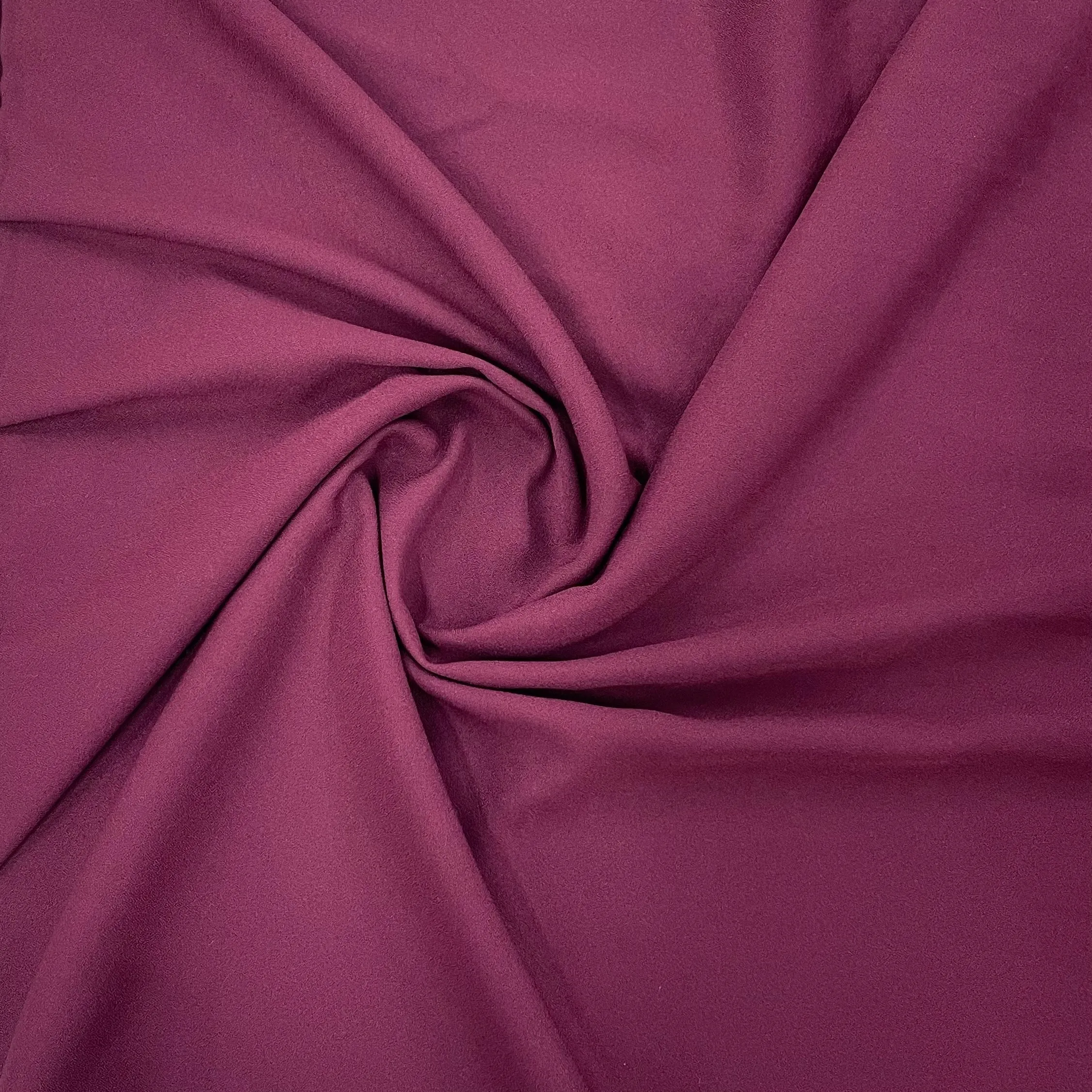 Maroon Solid Crepe Fabric