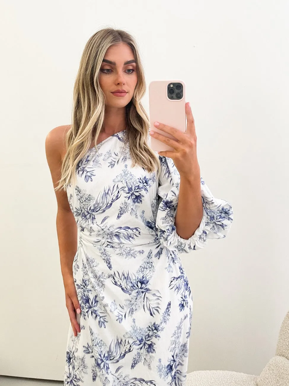 Nirvana Dress - White Print