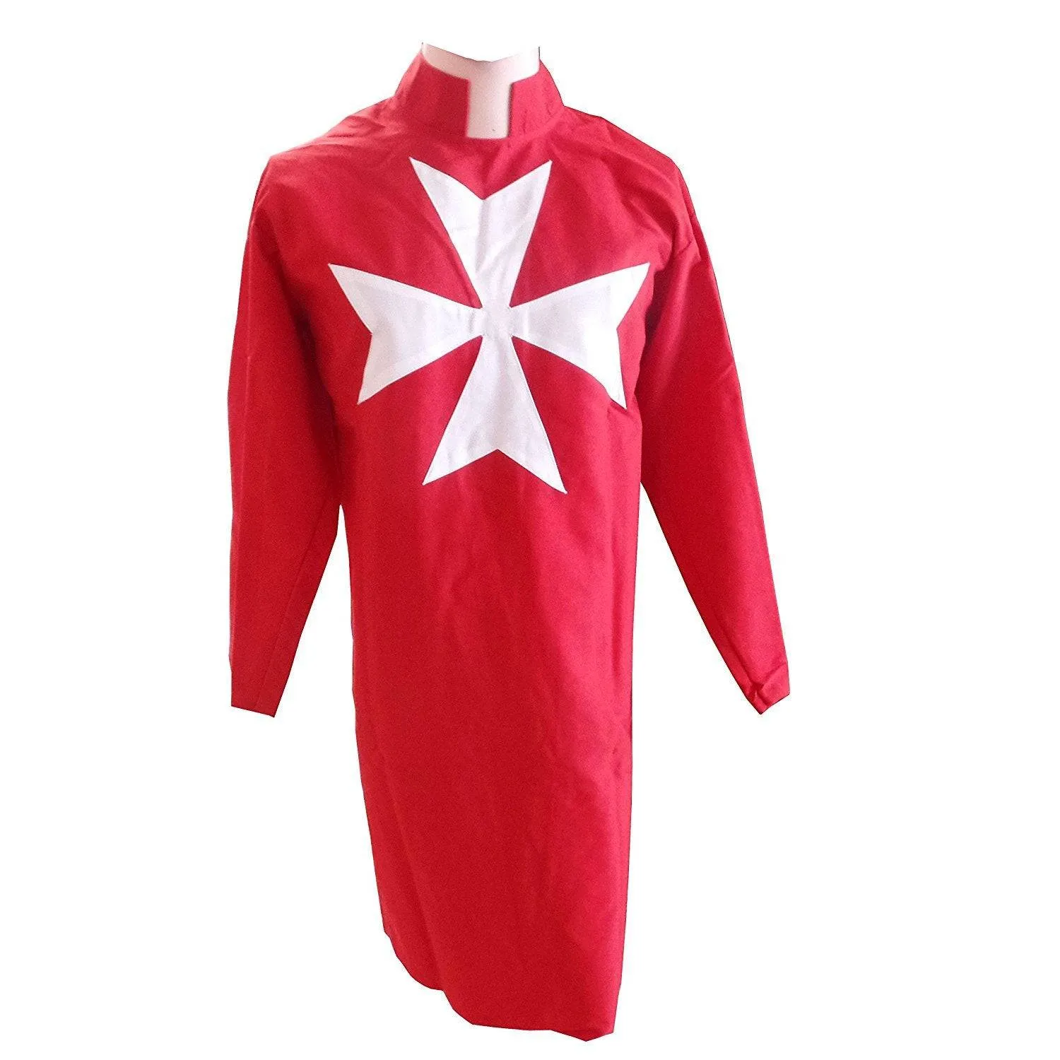 Order Of Malta Commandery Tunic - Red with (8 pointed) Maltese Cross