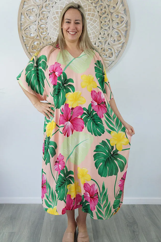 Premium Long Kaftan "Flores"