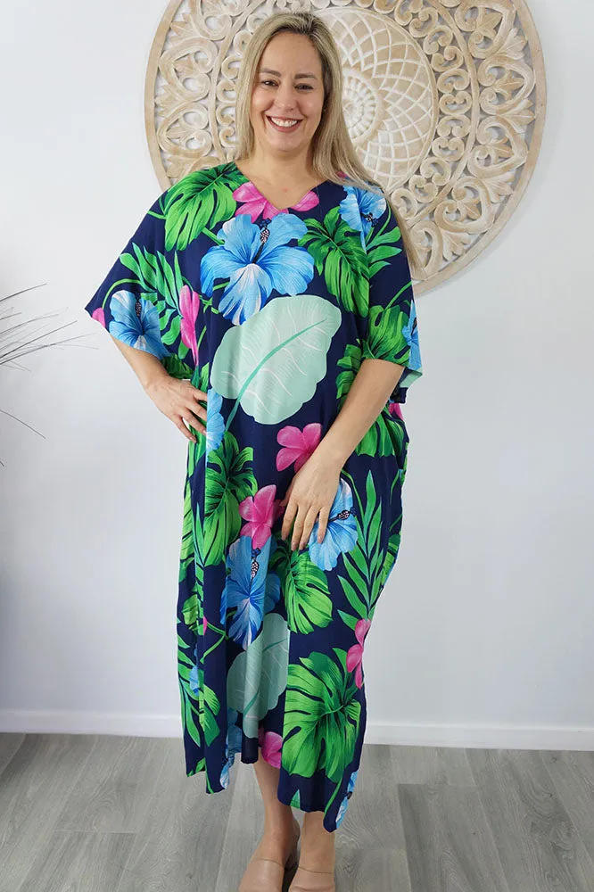 Premium Long Kaftan "Flores"