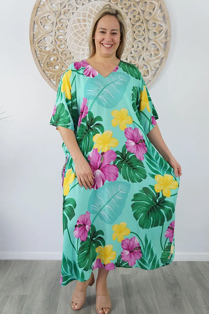 Premium Long Kaftan "Flores"