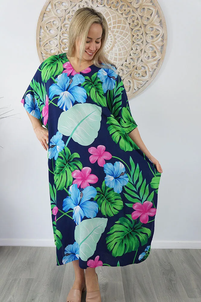 Premium Long Kaftan "Flores"