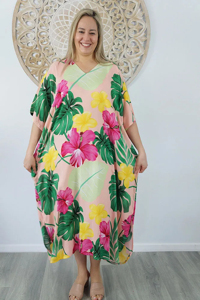 Premium Long Kaftan "Flores"