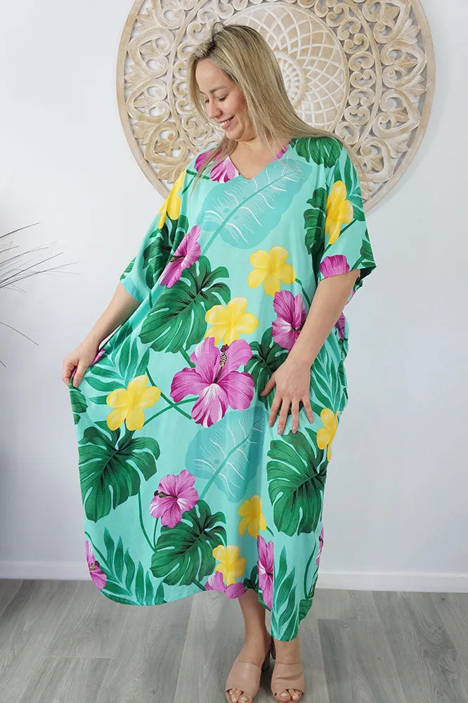 Premium Long Kaftan "Flores"