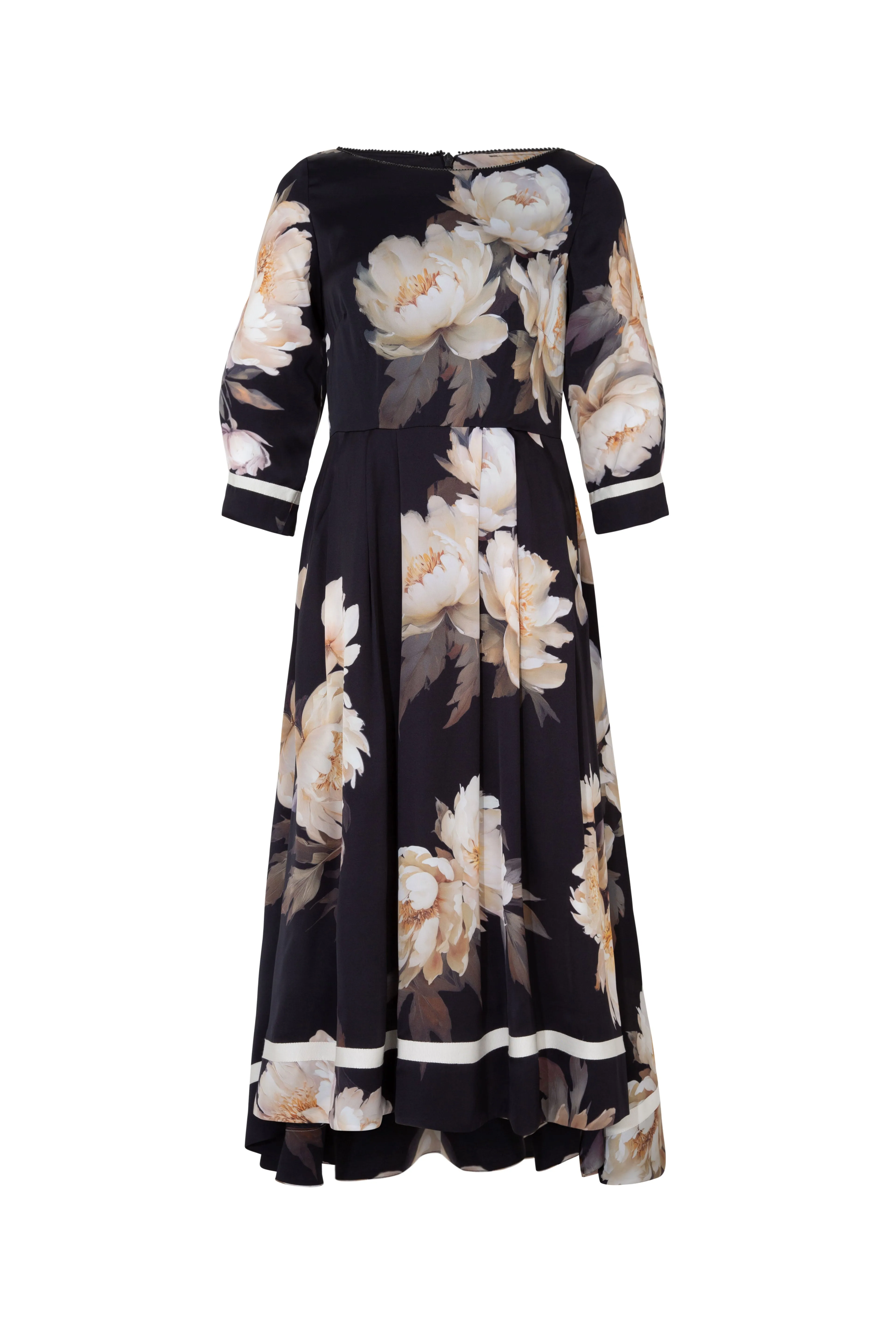 Trelise Cooper Black Floral Dancing All The Way Dress - Elegant & Vibrant