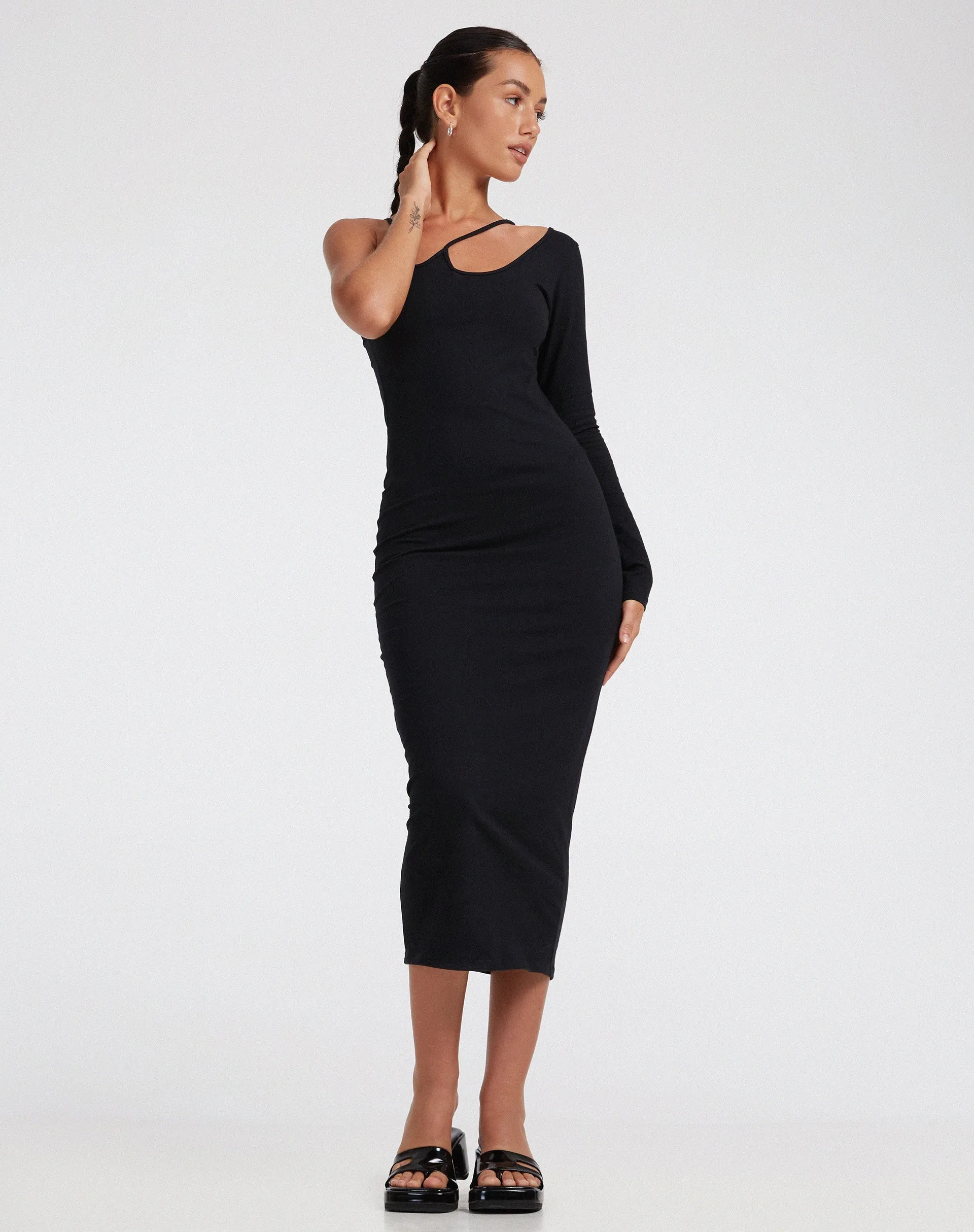 Umage Maxi Dress in Lycra Black